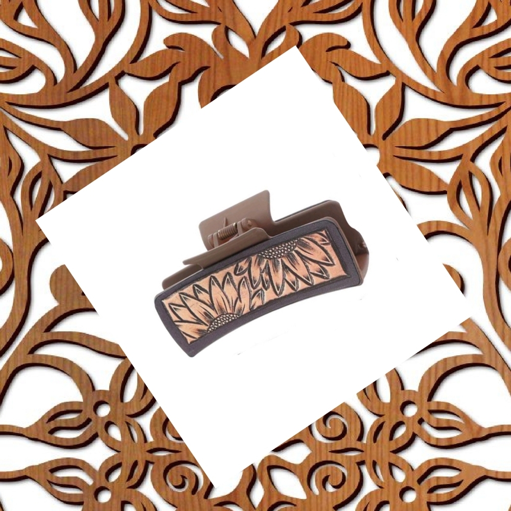 New western themed hair clip